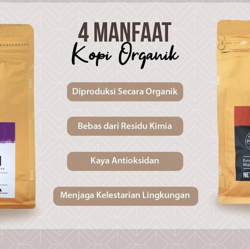 HiBO Organic Coffee Dark French Arabica Papua 2