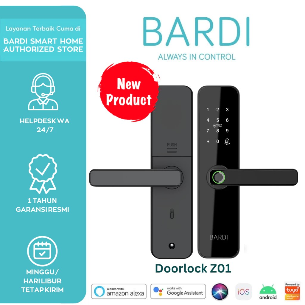 BARDI Door Lock with Handle Z01