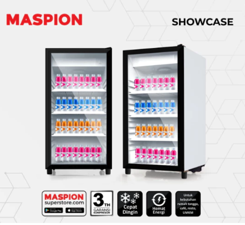 Maspion Showcase 168 Liter 2