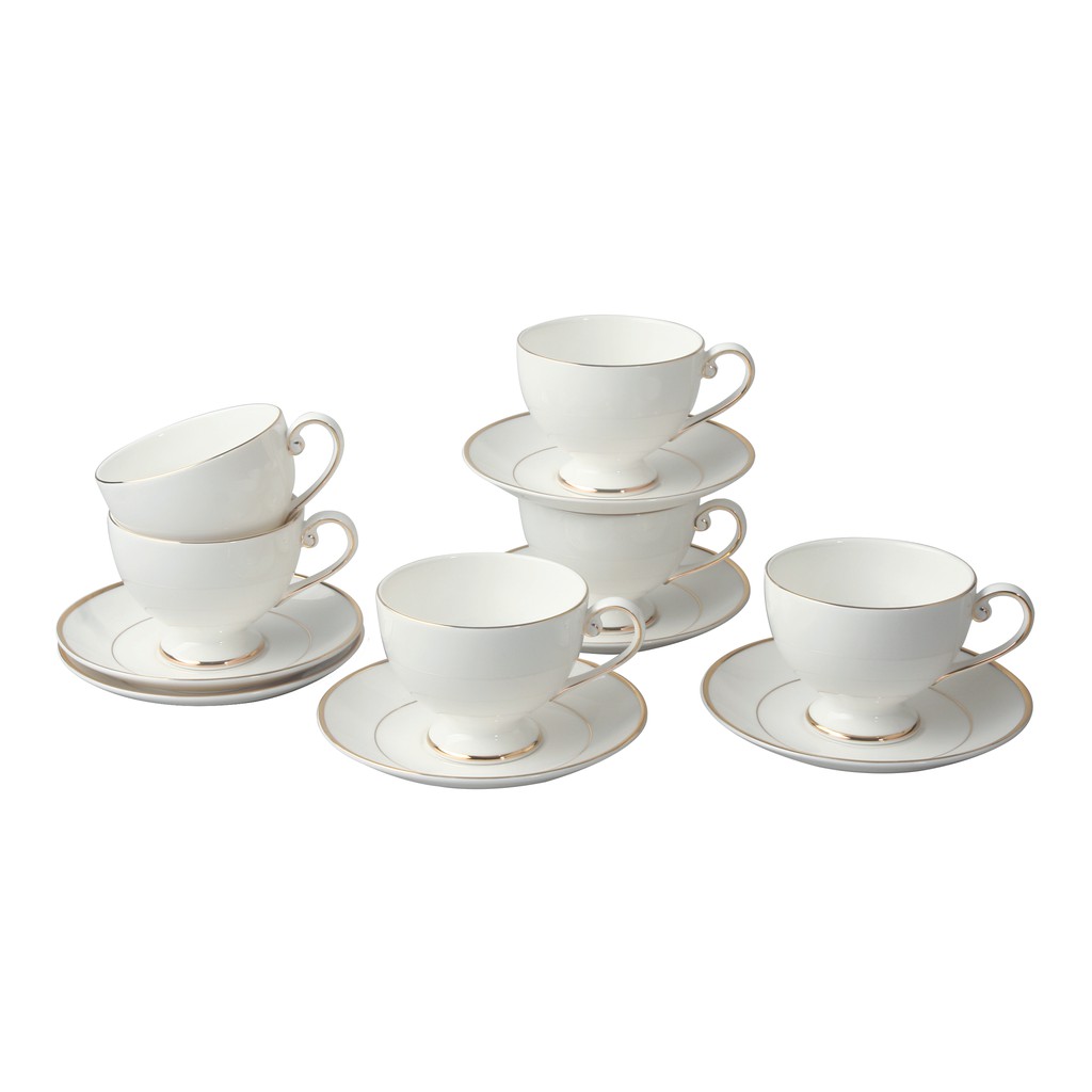 Saint James Coffee Set Cameo Gold 12 pcs