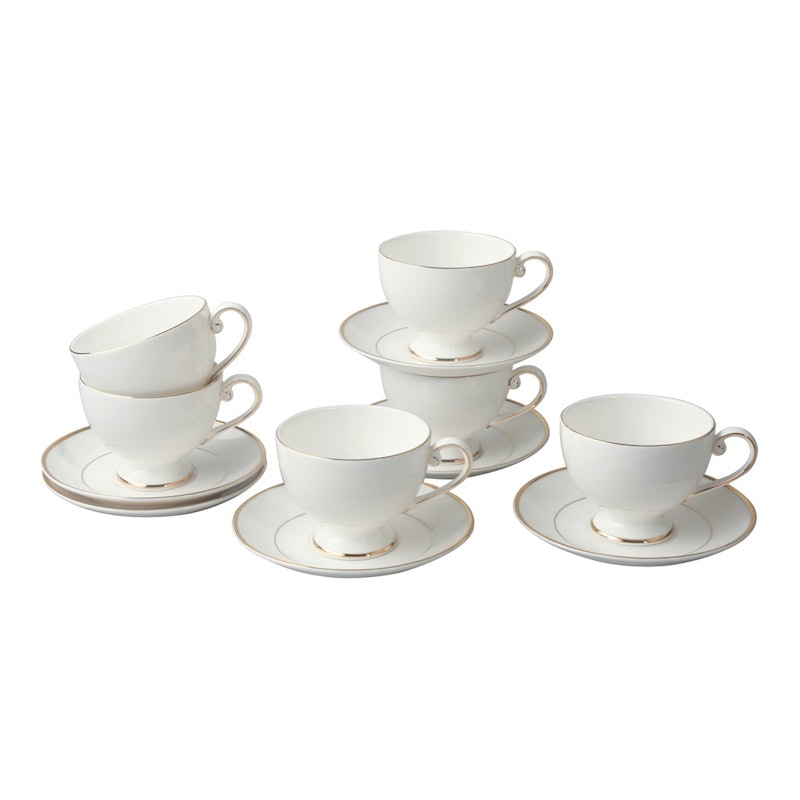 Saint James Coffee Set Cameo Gold 12 pcs 1