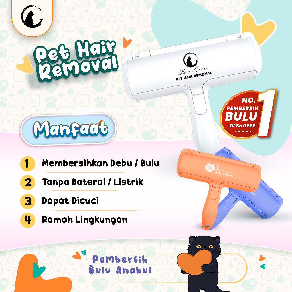 Olive  Care Pet Hair Removal