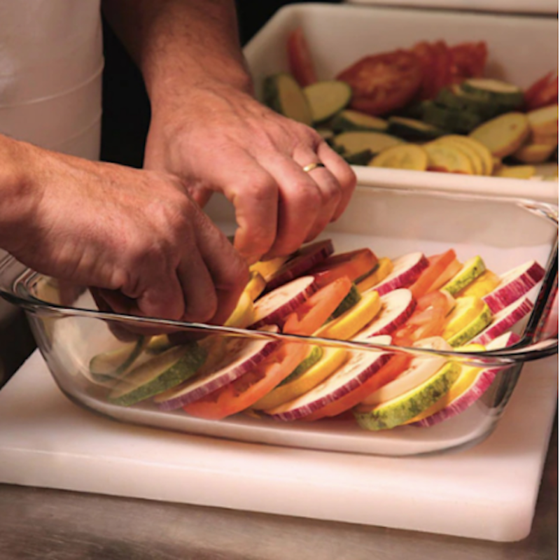 Oven Chef Clear Square Roaster 27 cm 2