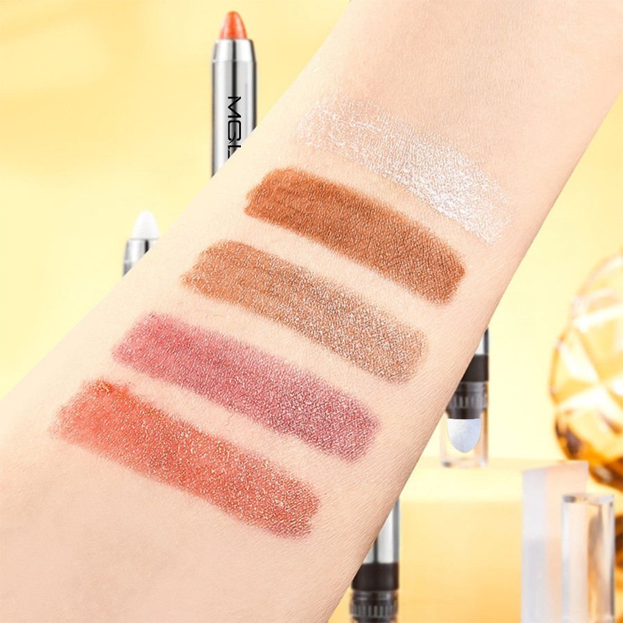  MGL Bright Double-End Eye Shadow Pen 02 Sugar Orange