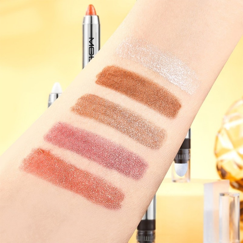 MGL Bright Double-End Eye Shadow Pen 02 Sugar Orange 4