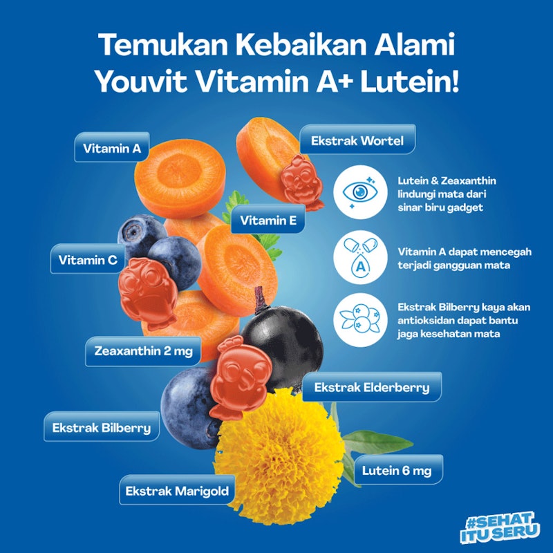 Youvit Kids Vitamin A + Lutein Gummy 4