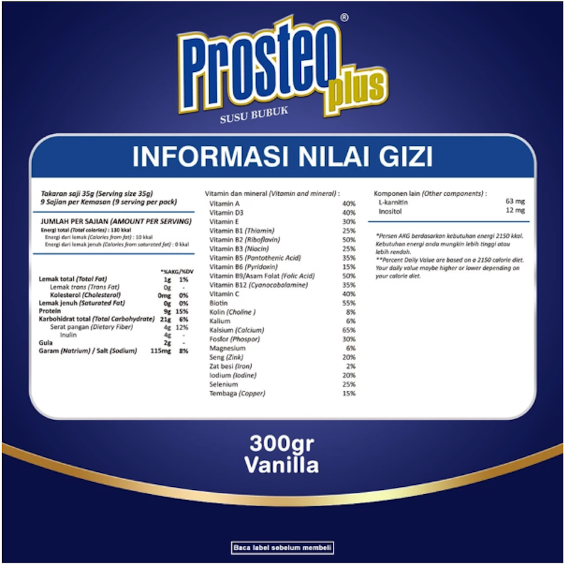 Prosteo® Plus Rasa Vanilla 5