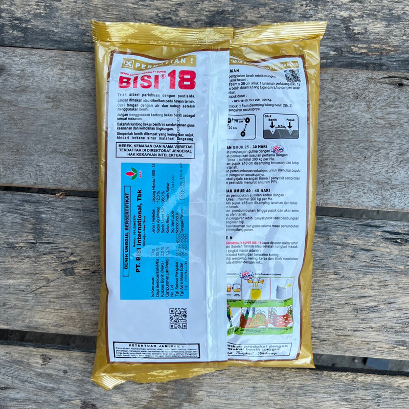 BISI 18 Cap Kapal Terbang Benih Jagung Hibrida Super  2