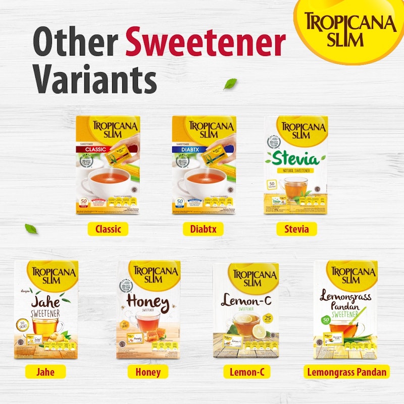 Tropicana Slim Sweetener Stevia 5