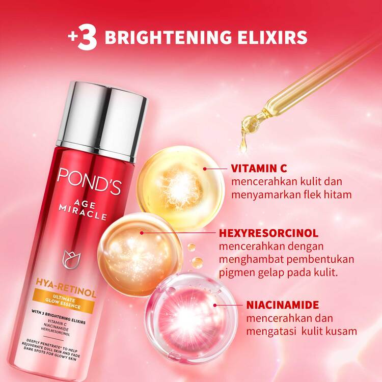 Unilever Pond's Age Miracle Hya-Retinol Ultimate Glow Essence with Vitamin C & Niacinamide