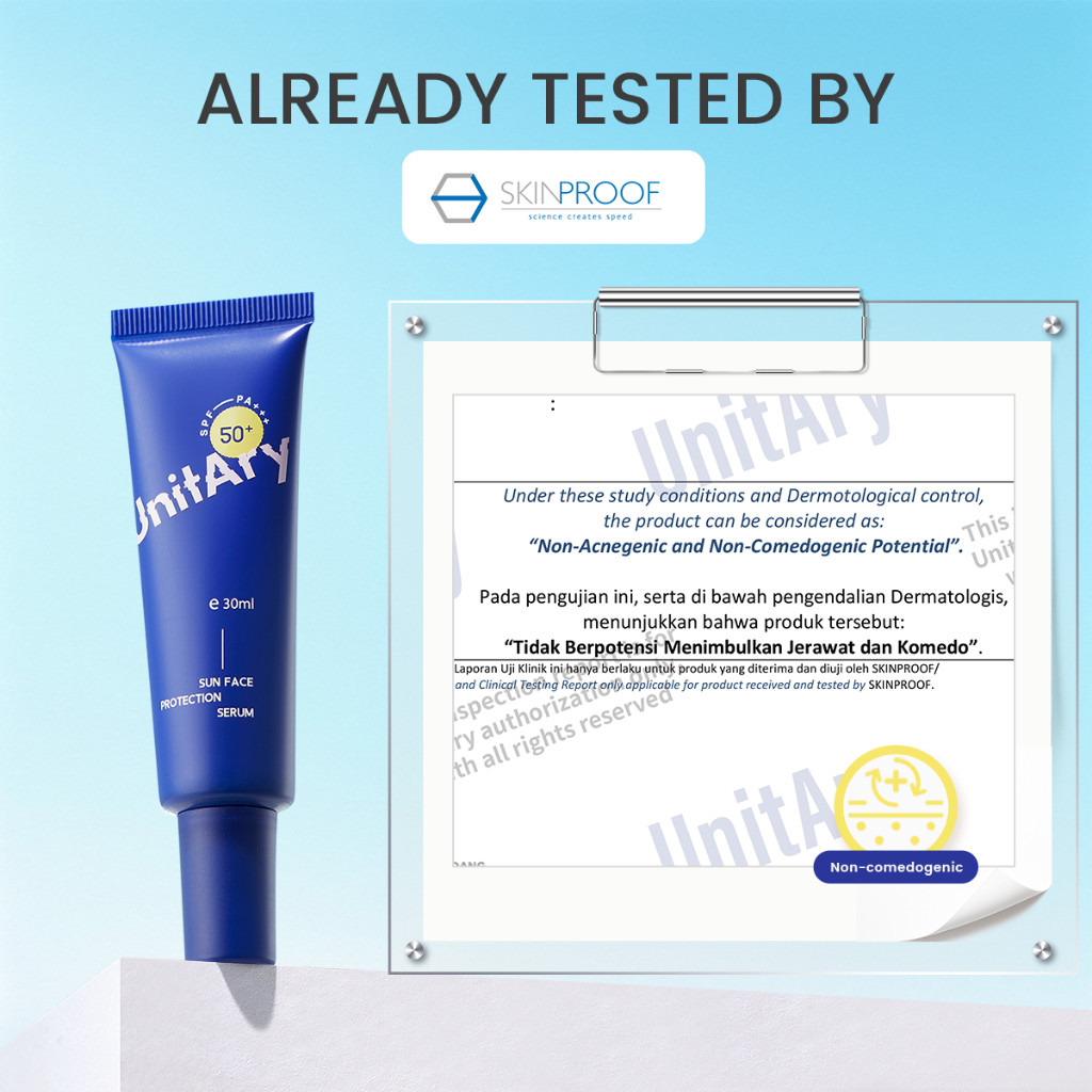  Unitary Cosmetic Group UnitAry Sun Face Protection Serum SPF50+ PA+++