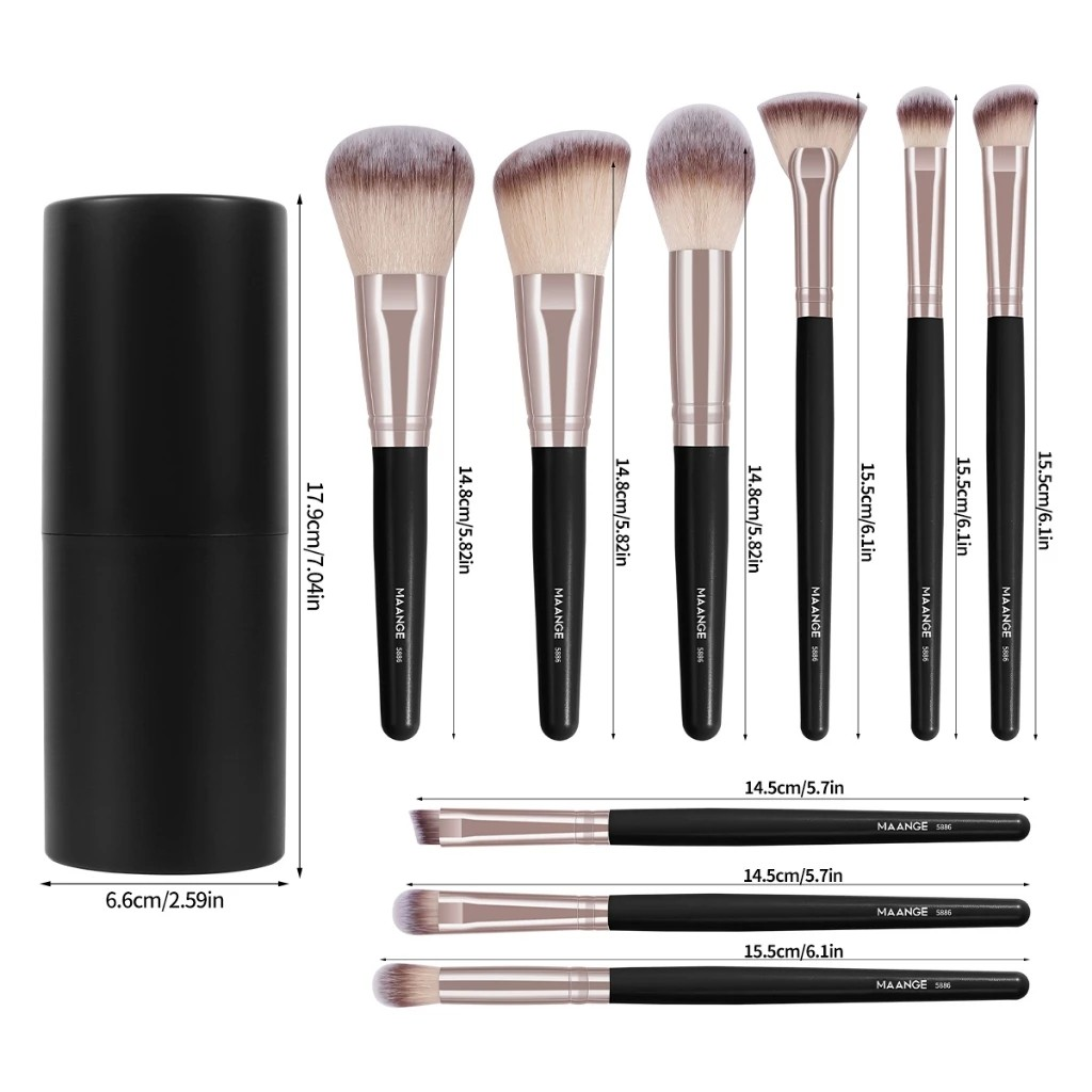 MAANGE Brush Makeup Set 9 pcs  52263