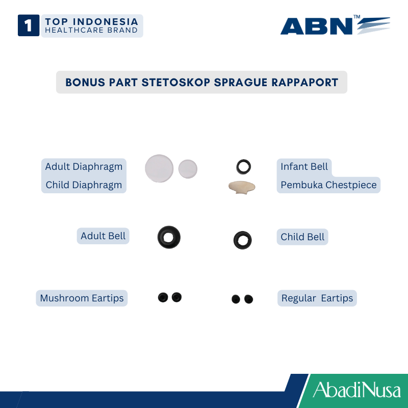 Sugih Instrumendo Abadi ABN Sprague Rappaport The Exclusive Design of Professional Stethoscope with Improved Mechanism