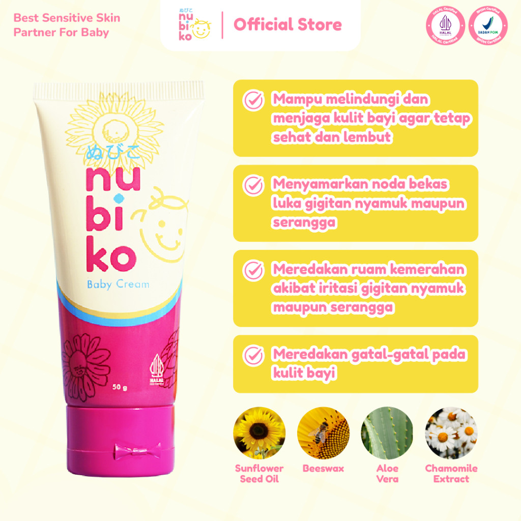 Gizi Indonesia NUBIKO Baby Cream