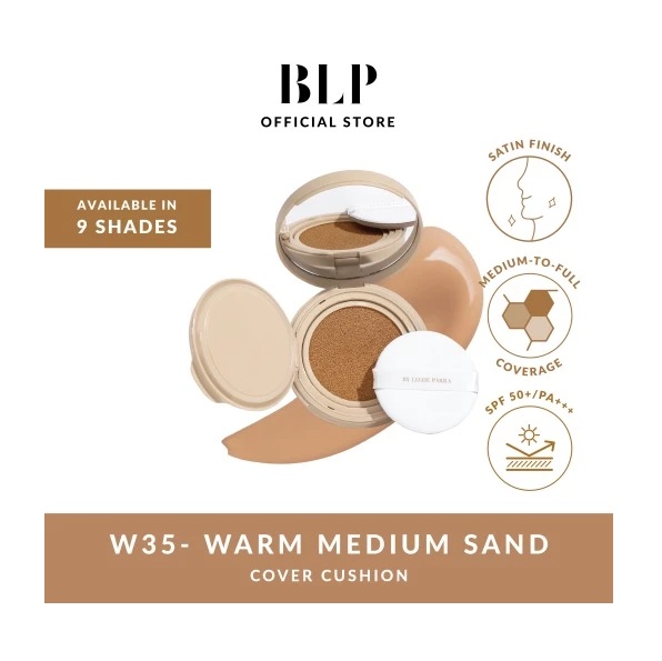 Lizzie Parra Kreasi BLP Beauty Cover Cushion (W35 Warm Medium Sand)