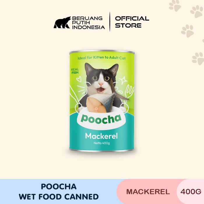 Poocha Cat Food Kaleng 400g 4