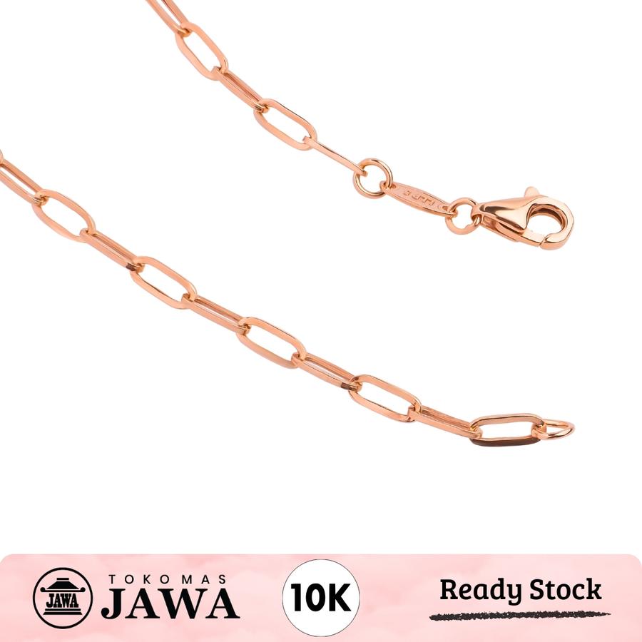 Toko Mas Jawa Kalung Polos Emas Cattena Kadar 10 Karat