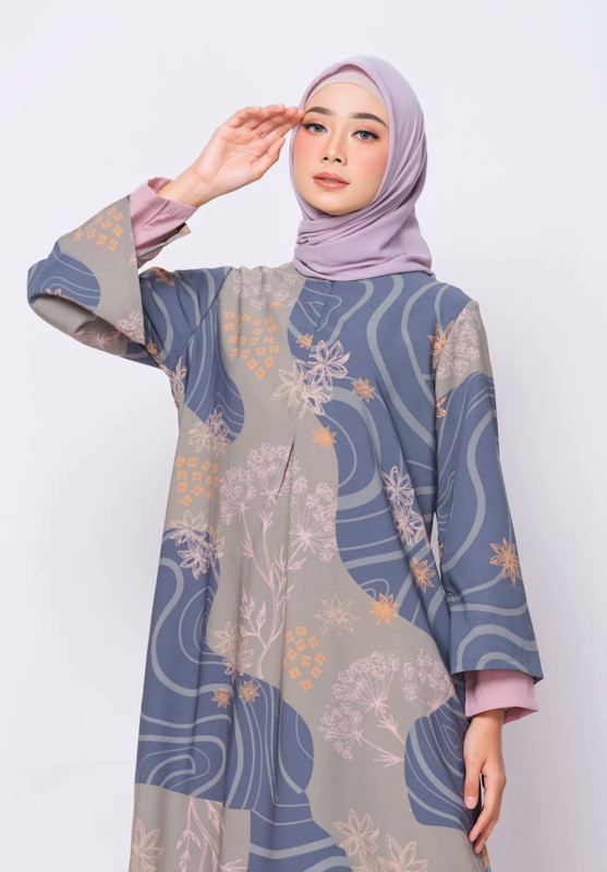 Luny Dark Grey Gamis 2