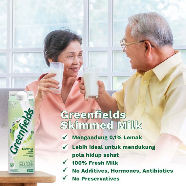 Greenfields Indonesia Greenfields Fresh Skimmed Milk