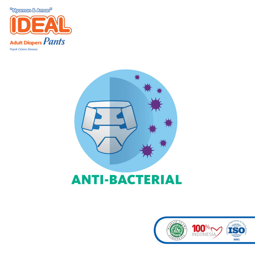 Aman Indah Makmur Ideal Popok Dewasa Tipe Celana