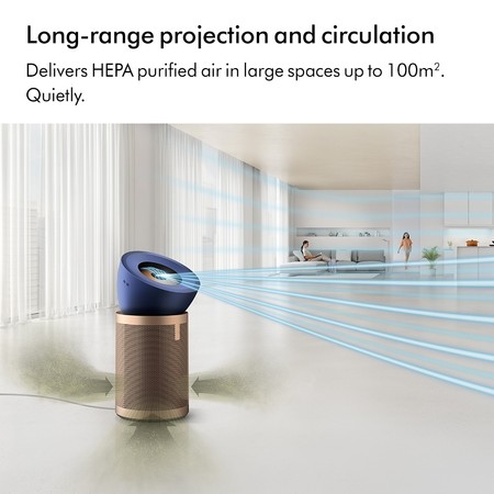 Dyson Purifier Big+Quiet Formaldehyde Prussian Blue/Gold 2