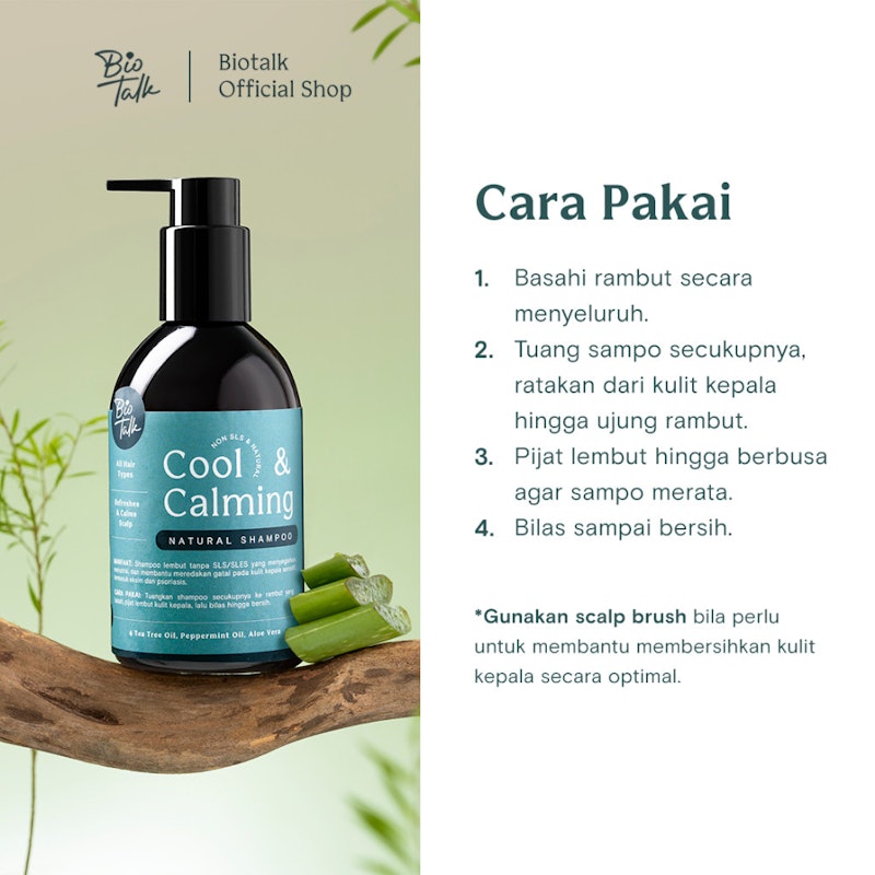 Cool & Calming Natural Shampoo 5