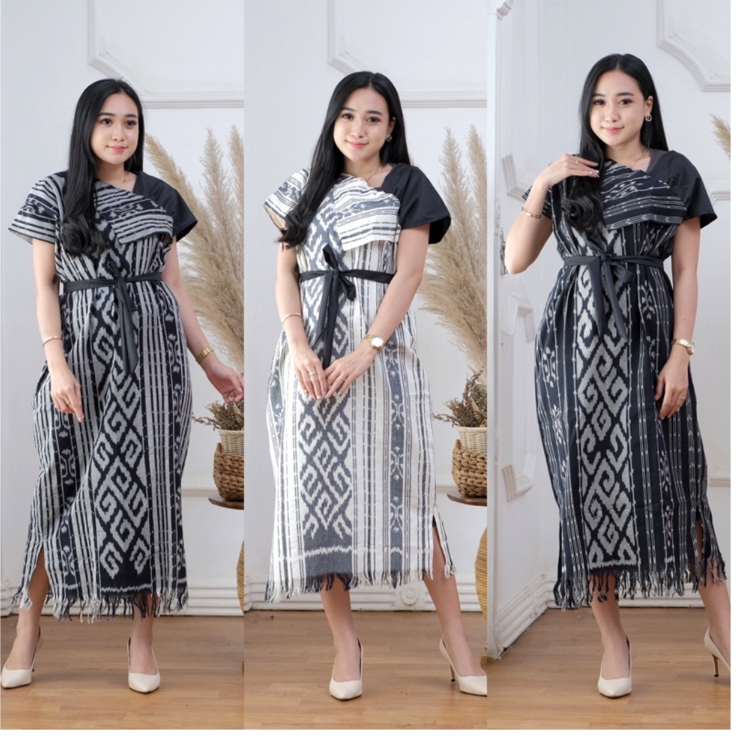  KEISHAN.ID Aurora Dress Tenun