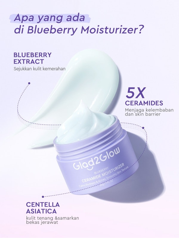 Glad2Glow Blueberry Ceramide Moisturizer 2