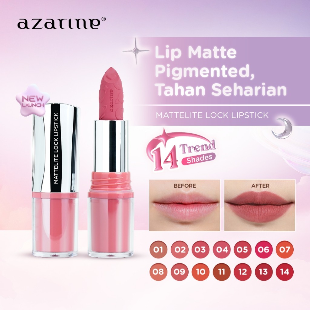 Mattelite Lock Lipstick 01 Stardust 3