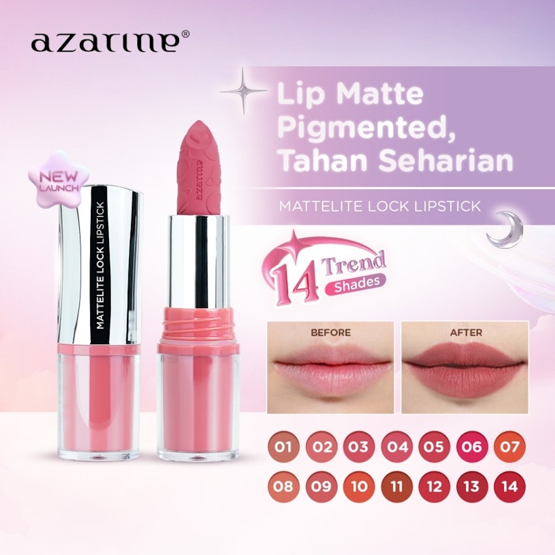Mattelite Lock Lipstick 01 Stardust 3