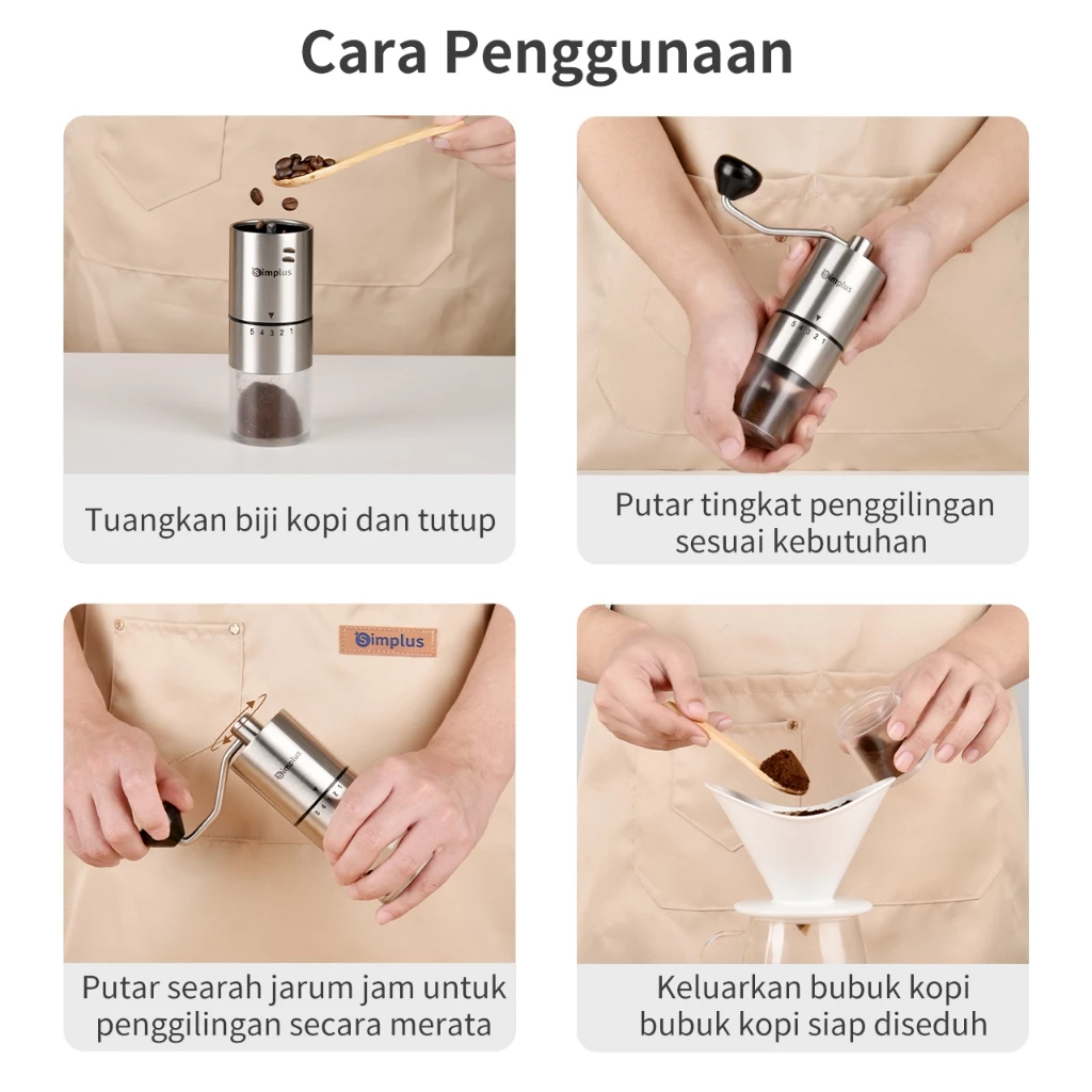 Yaoyao Indonesia Info Tech Simplus Coffee Grinder Handheld