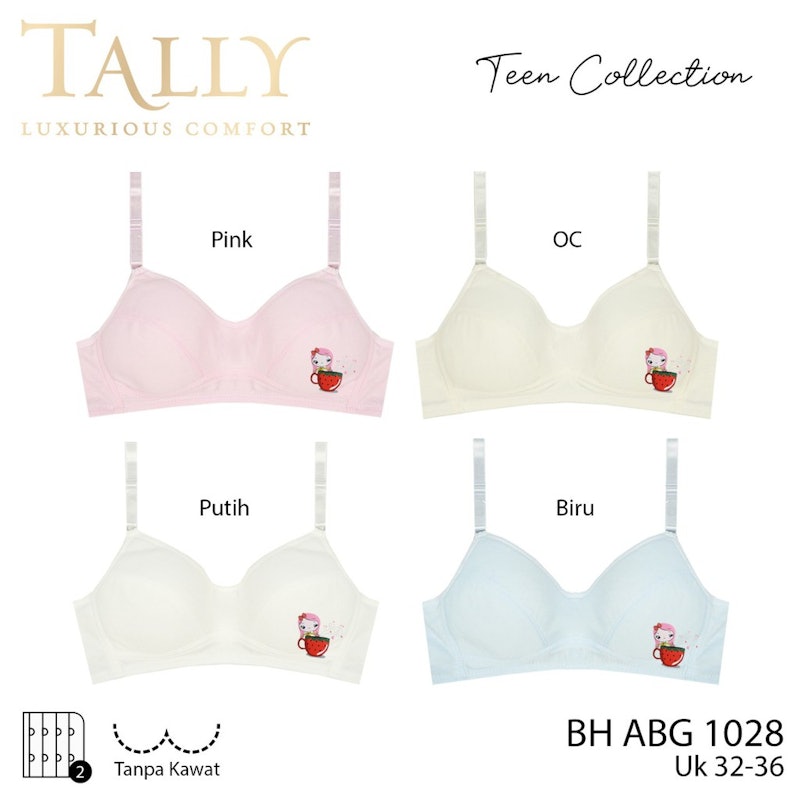Tally Bra Remaja Tanpa Kawat 3