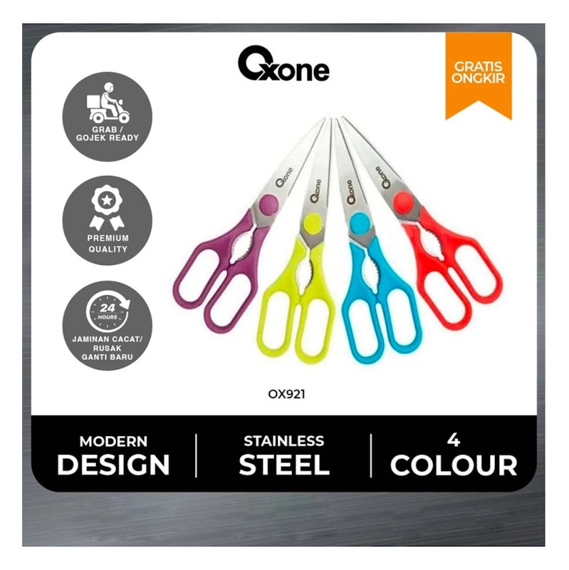 Oxone Gunting Dapur Warna OX-921 2