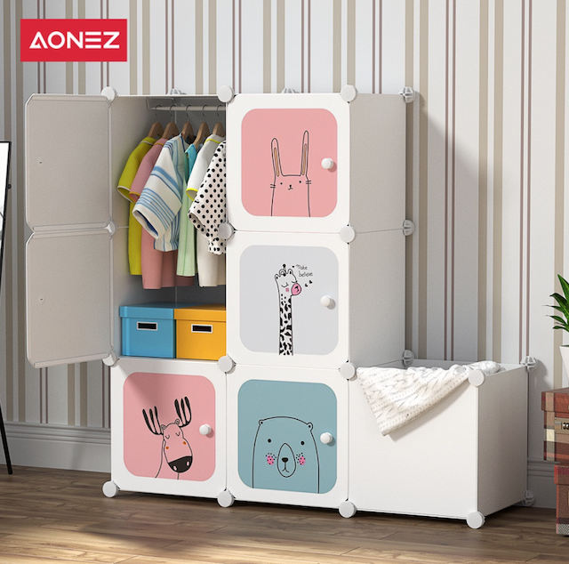 Aonez Lemari Plastik Pakaian Anak