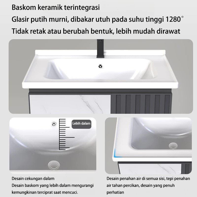 GUANJIE Wastafel Kabinet Kamar Mandi  3