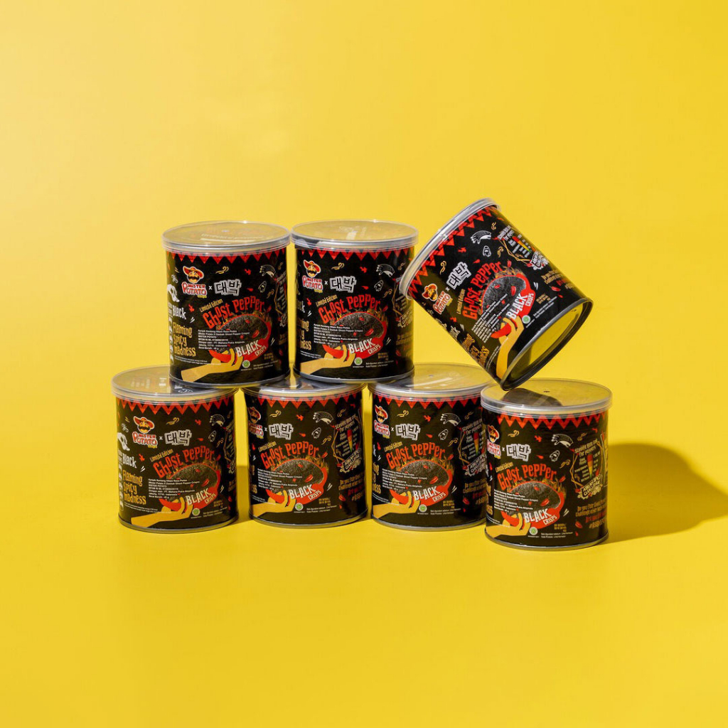 Mamee Mister Potato X Daebak Ghost Pepper Crisps
