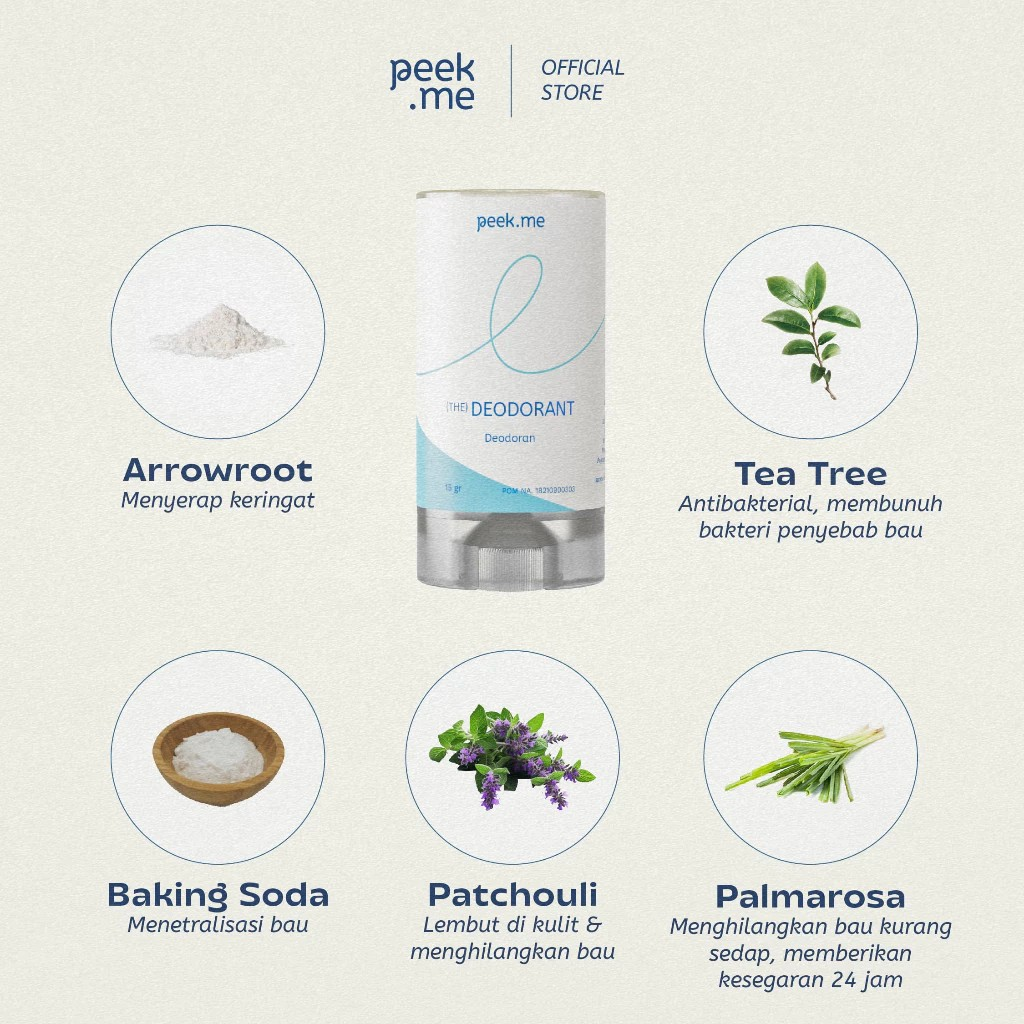 Peek.Me Naturals Peek.Me (The) Deodorant