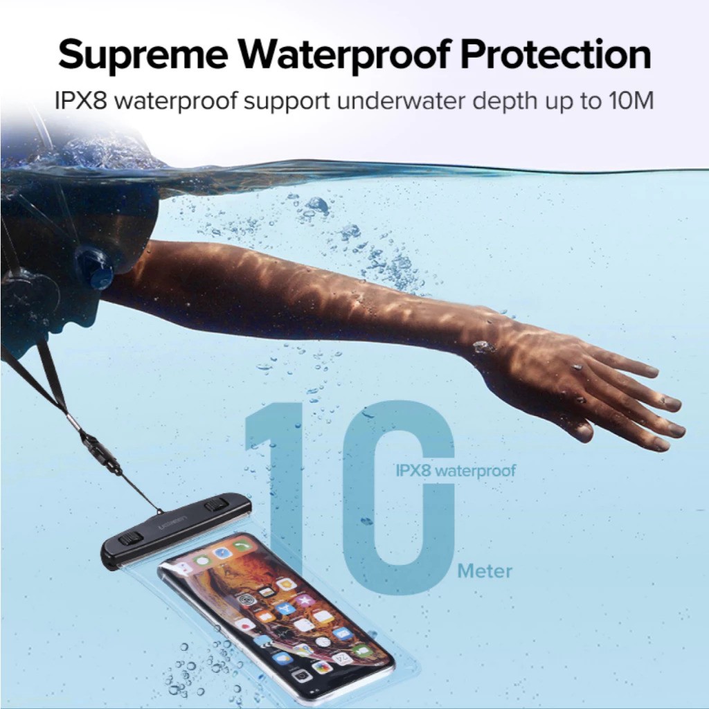 UGREEN Ugreen Waterproof Case Universal Clear Pouch