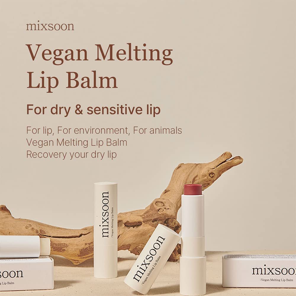  mixsoon Vegan Melting Lip Balm 02 Dry Rose