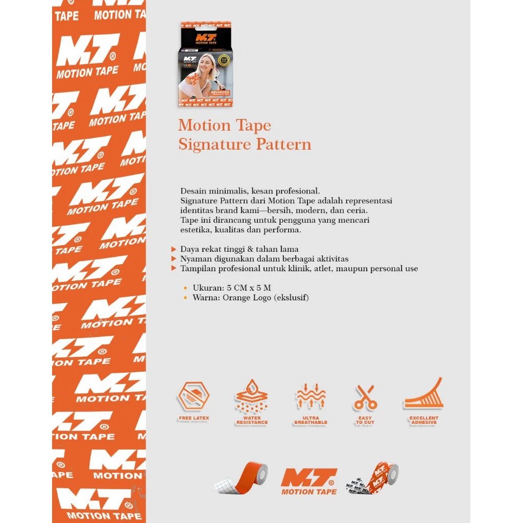  Motion Tape Signature Pattern Kinesiology Tape