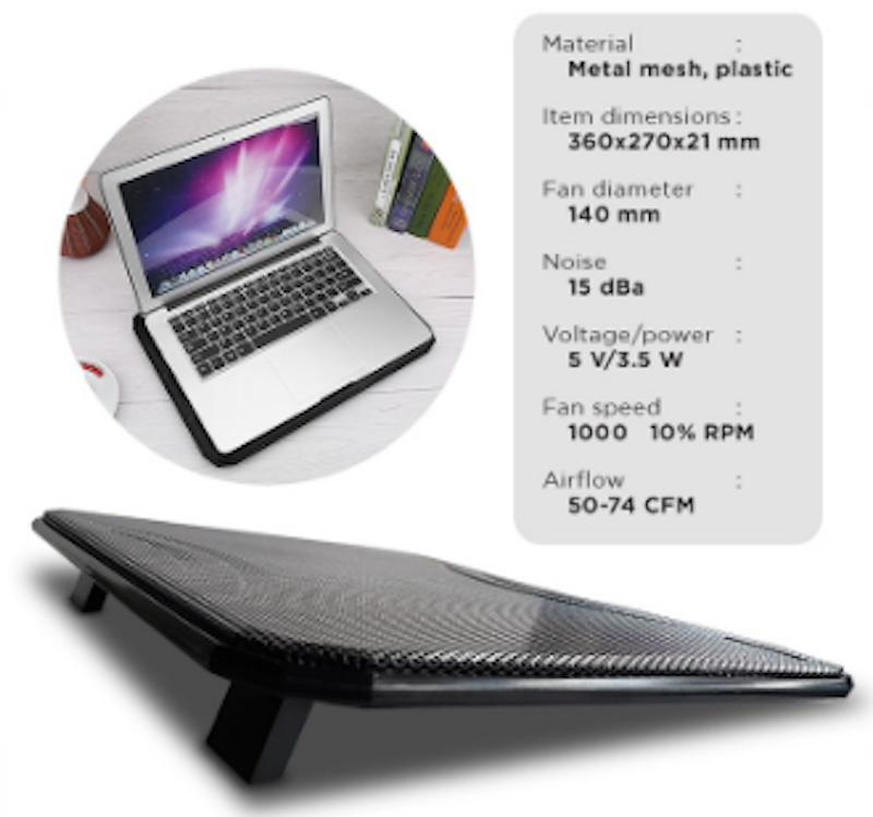 GoTo Coretech Twinfan Cooling Pad 5
