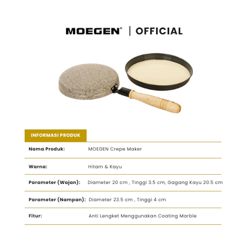MOEGEN Crepe Maker 5