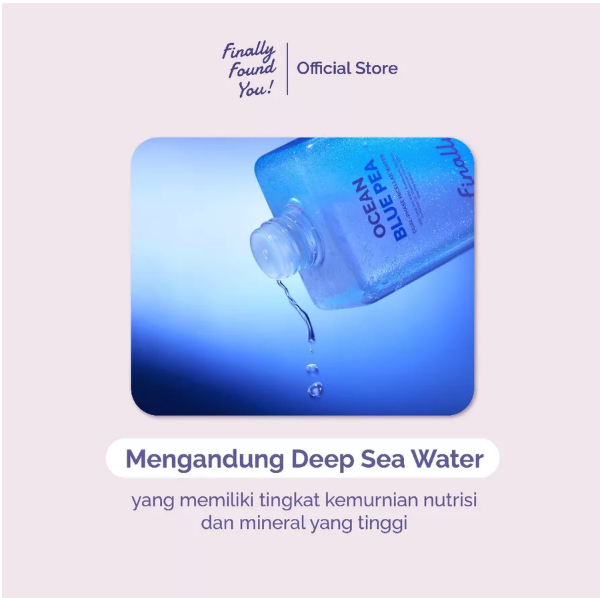 Karya Maharendra Innovation Finally Found You! Ocean Blue Pea Dual-Phase Micellar Water