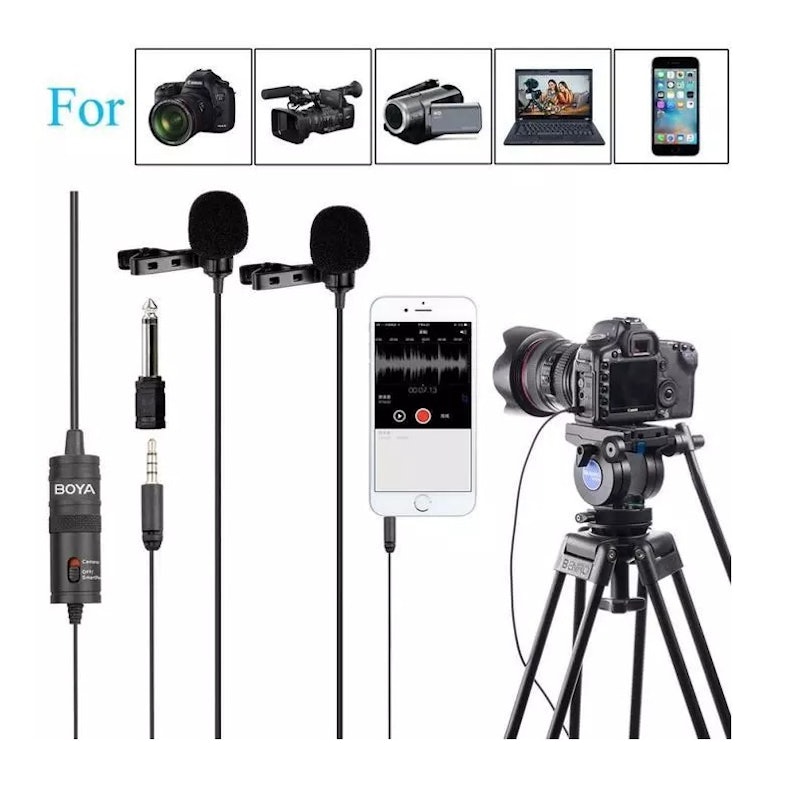 BOYA Universal Lavalier Clip-On Microphone 2