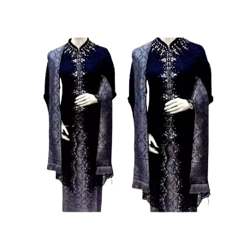 Haghia Busana Set Kebaya Brukat Payet Yura