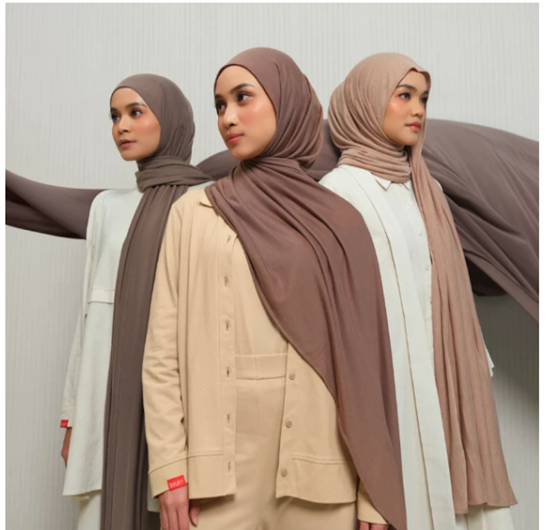 DAUKY Hijab Instan Pashmina Jersey 3