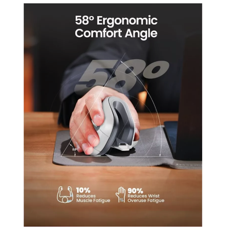 ProtoArc® Bluetooth Ergonomic Vertical Mouse 4