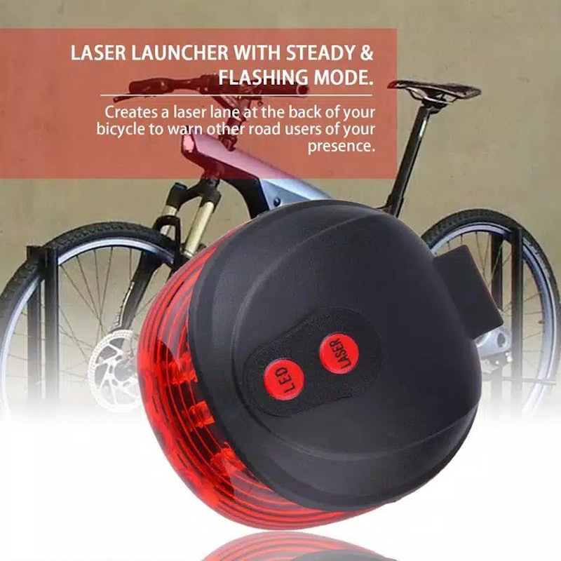 Lampu Sepeda Belakang LED Laser 2