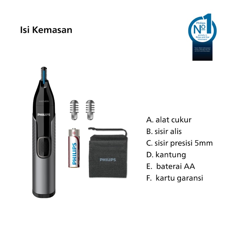 Nose Trimmer Series 3000 Nose, Ear & Eyebrow Trimmer 4