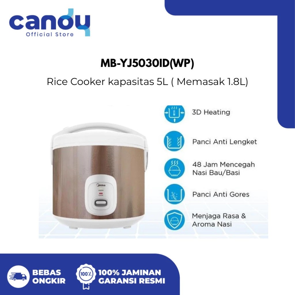 Midea Rice Cooker  MB-YJ5030ID